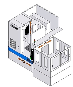 Vertikal-Bearbeitungszentrum: Okuma MX-45-P